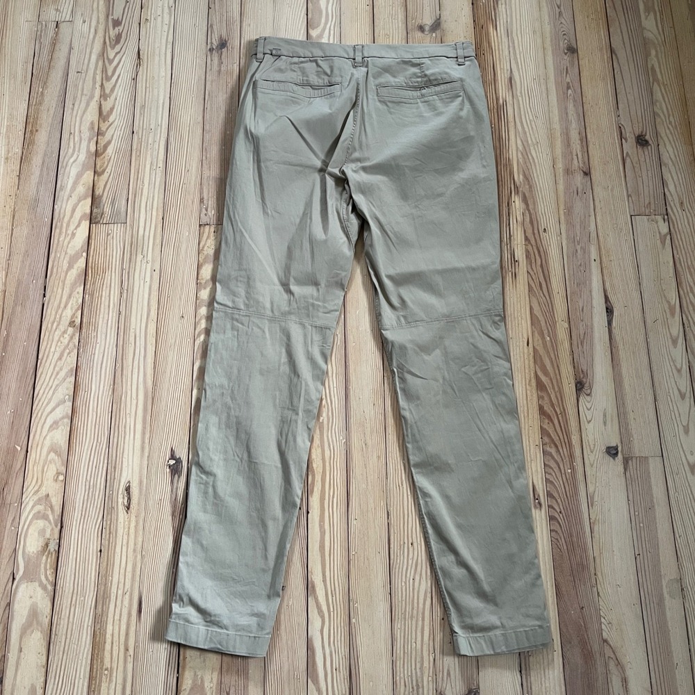 Lululemon Commission Mens Chino Pants Khaki Straight Fit Casual Comfort Size 32 - Picture 5 of 12
